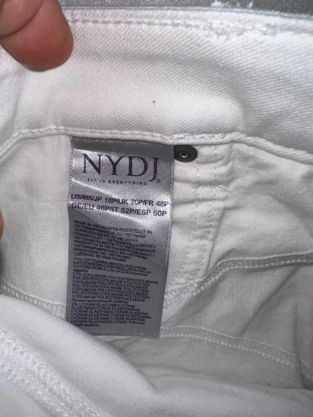 NYDJ excellent barely